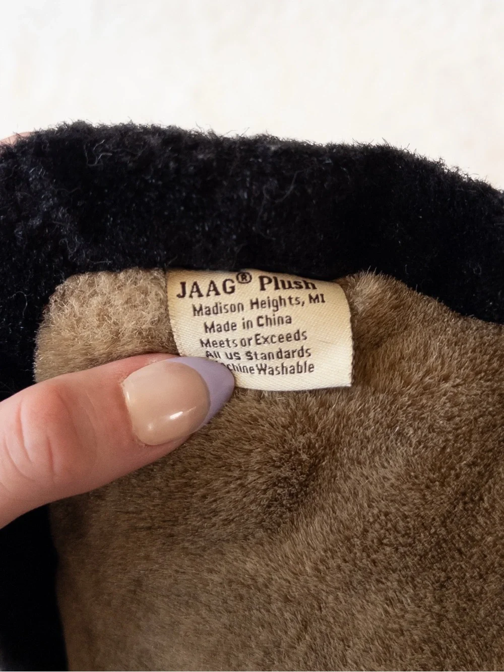 Vintage JAAG Plush Black & White Tuxedo Cat 3D Pillow | Great Condition